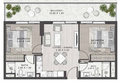 2 bedroom apartment